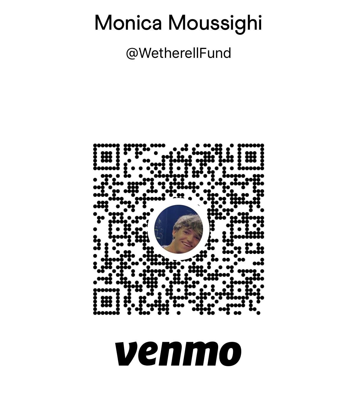 Venmo QR code for @WetherellFund